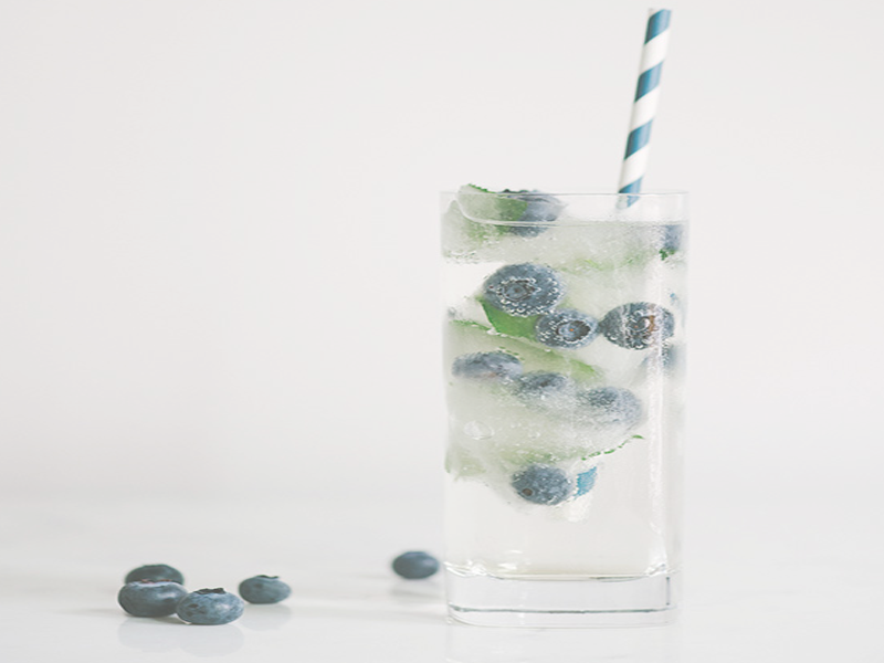 Blueberry Mint Fizz